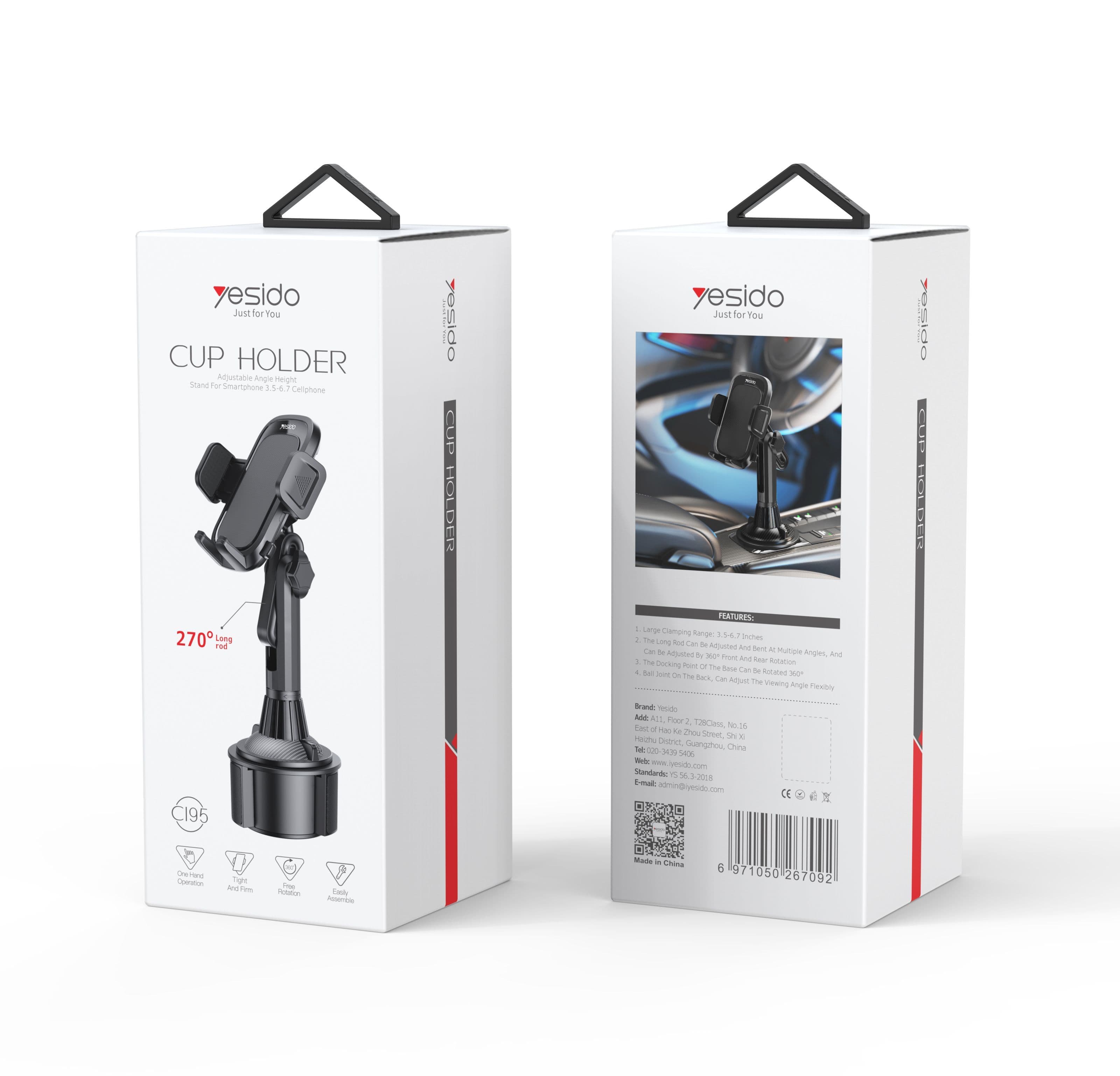 Yesido Mobile Phone Holder C195 - صورة 2