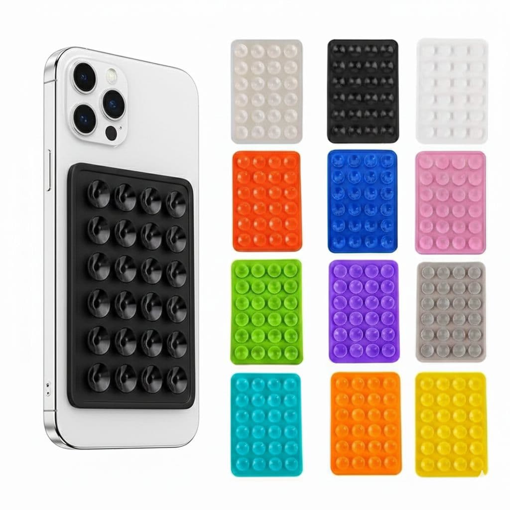 لاصق سيليكون مرن للهاتف-Suction Cup Phone Mount